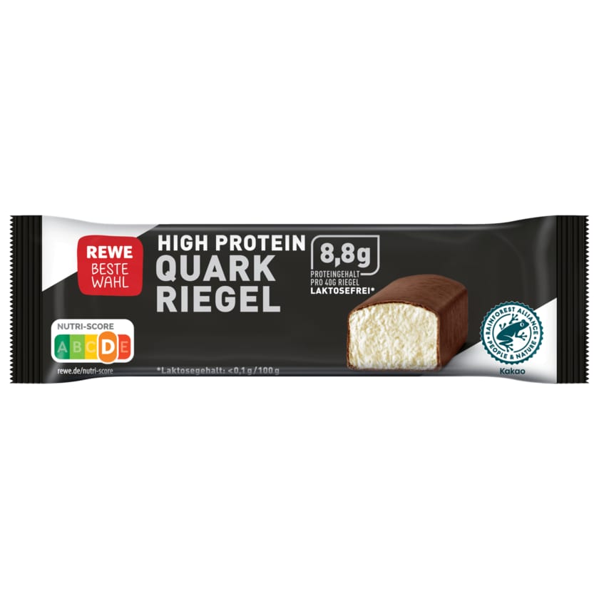REWE Beste Wahl High Protein Quark Riegel 40g